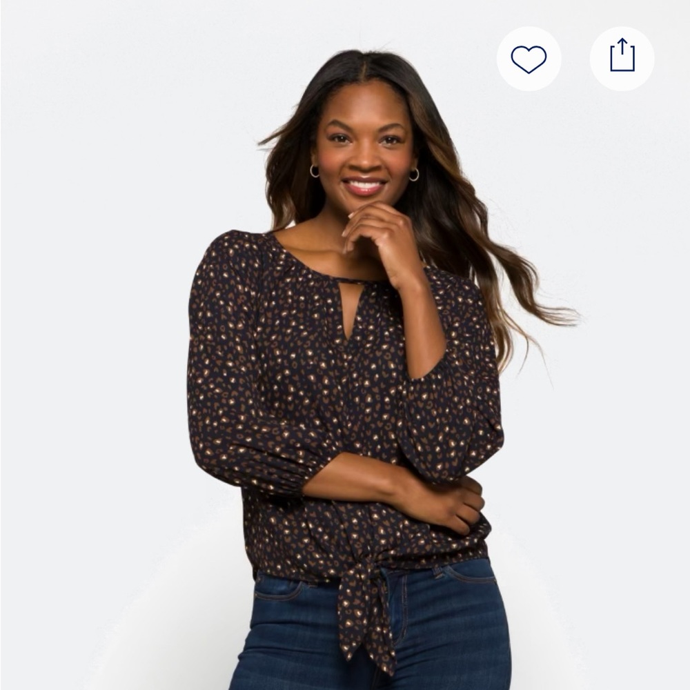 West Kei Casiya Tie Front Blouse